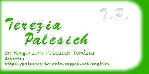 terezia palesich business card