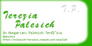 terezia palesich business card